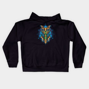 OWL DESIGN SACRED GEOMETRY Kids Hoodie